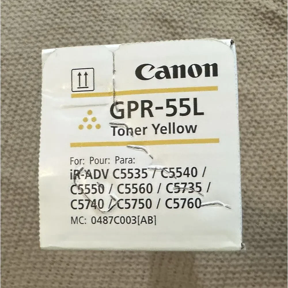 Brand New Genuine Canon GPR-55L Yellow Sealed Box